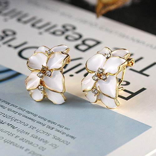 Four-Leaf Clover Flash Diamond Earrings Women's 925 Silver Needle Earrings  Gold Plated Luxury Brand Design Ladies Girl Fashion Stud Earring - China  Earrings and Fashion Jewellery price | Made-in-China.com